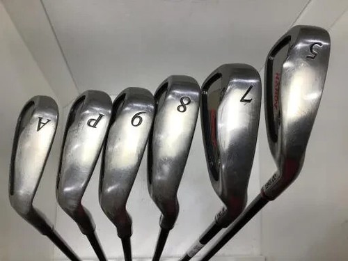 YONEX Cyber Star NANO V IronSet RH 6pcs 5.7.8.9.Pw.Aw Graphite Flex R - Picture 3 of 5