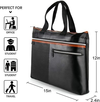 17'' Fireproof Money Bag Document Pouch Briefcase Safe Will Cash Laptop Passport