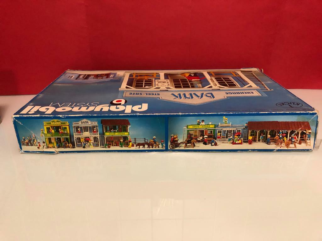 Playmobil Vintage Western - Mur Latéral Maison Banque 3421/3422 - 1976 - Lot Pièces Occasion