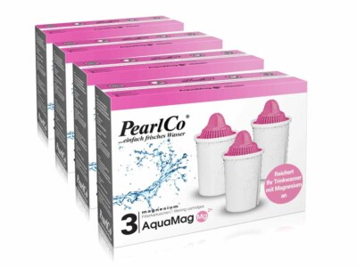 PearlCo Magnesium CLASSIC Wasserfilter Pack 12 (kompatibel mit BRITA* Classic)