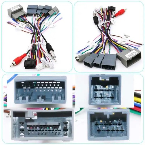 16Pin Car Stereo Wire Harness power cable canbus decoder For Honda Accord 13-17 - Picture 5 of 7