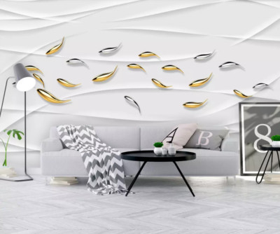 3D Swimming Fish A47 Wallpaper Wall Mural Removable Self-adhesive Sticker Zoe