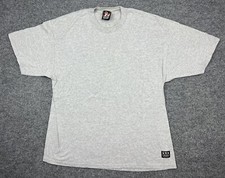 VTG JCPenney USA Olympic Brand Shirt Basic Gray Stitched Logo Made In USA XL