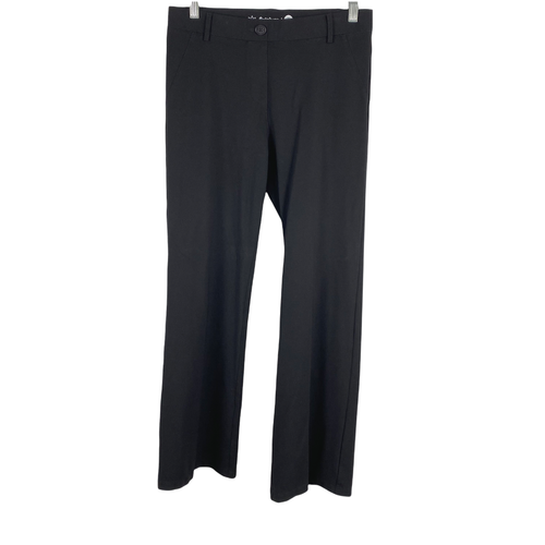 Betabrand Yoga Dress Pants Boot Cut Black Women's Medium Petite PT809