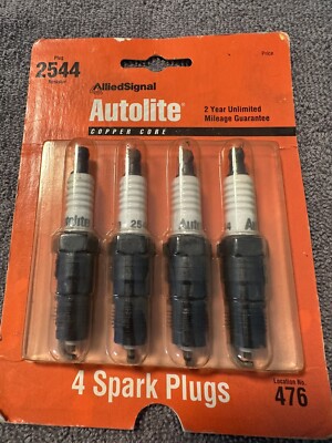 Allied Signal Autolite Copper Core 2544 Spark Plugs 4 Pack