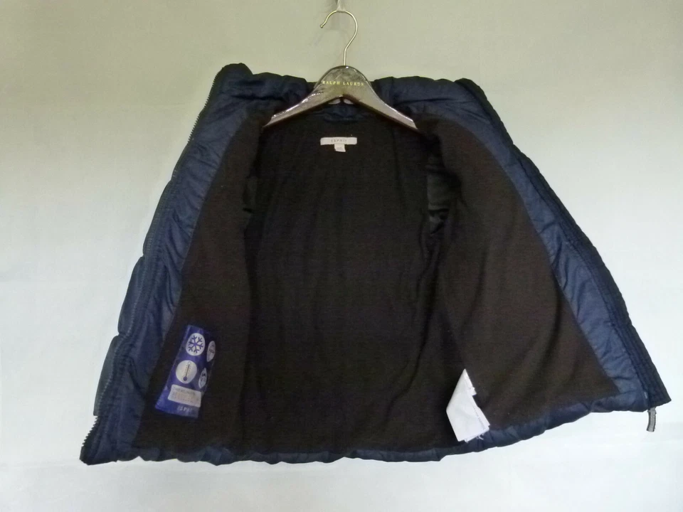 Esprit Niño’s Azul Marino Cálida Cremallera Completa Puffer Chaqueta con Forrado de Vellón Talla 6 – 7 Años Foto 4 de 4
