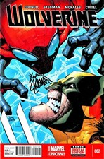 WOLVERINE #2 SPIDER-MAN SIGNED BY ARTIST RYAN STEGMAN