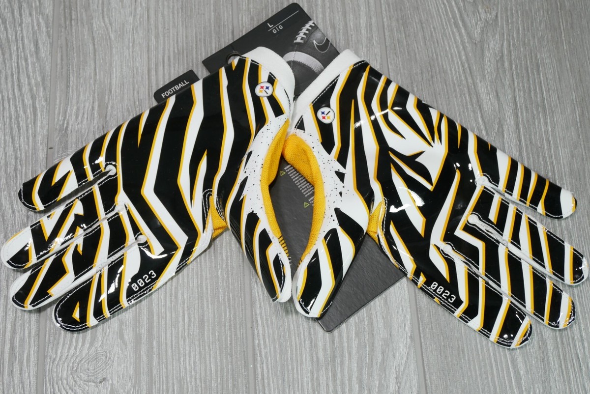 Rare Nike Vapor Jet Pittsburgh Steelers S J J PE Football Glove