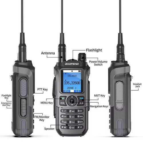 ⭐️⭐️BAOFENG UV-21 PRO ⭐️GPS⭐️Radio UHF/VHF- VERTE🟩⭐️⭐️ - Photo 7/13