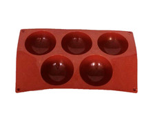 DIY 2 Silicone Bath Bomb Molds 3.5 inches Across Crafts Soap Making