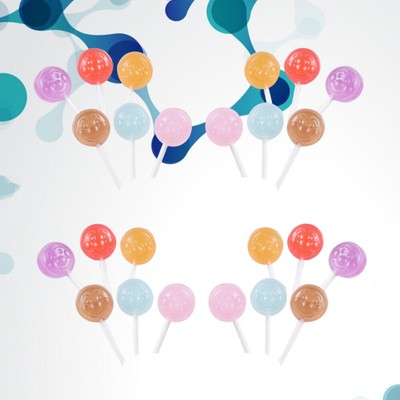  60 Pcs Simulation Lollipop Brosche Schlüsselanhänger Für Die Schmuckherstellung