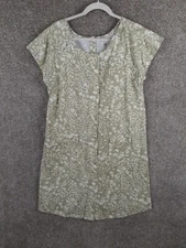 Kindred Bravely Maternity & Nursing Lounge Dress Womens S Green Floral Comfort