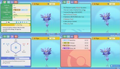 Beliebige Ultra Shiny 6IV Level 5 Pokemon Strahlender Diamant Leuchtende Perle BDSP