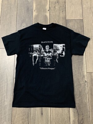 Black State Shirt M Power Electronics Noise Bizarre Uproar Grunt Sick Seed