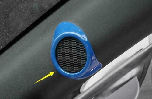 2x Interior A-pillar Speaker Decor Ring Trim For Ford Mustang 2015+ Carbon Fiber - Foto 5