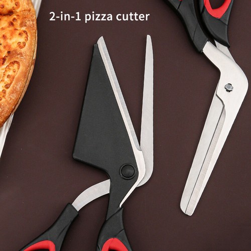 Multifunktionale Pizzaschere Edelstahl Blatt abnehmbare Schneidwerkzeuge W❤D - Bild 5 von 14