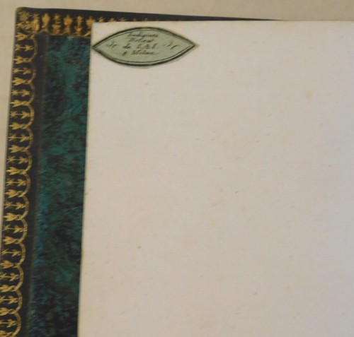 1812 1ST ED. LETTERS of FEDERIGO FAGNANI bound by LODIGIANI w/ FOLDING MAP - Foto 8 di 10