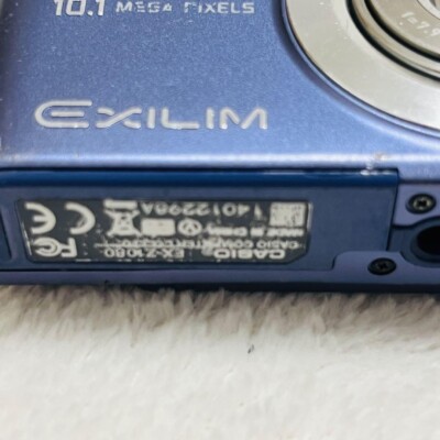 CASIO EXILIM ZOOM EX-Z1080 10.1MP Compact Digital Camera Blue used