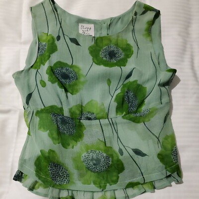  Moschino Cheap & Chic cotton floral crop top SZ 6