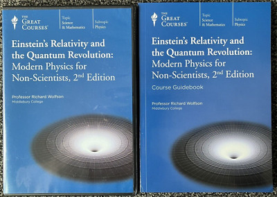 Einstein's Relativity & the Quantum Revolution The Great Courses  DVD & Book