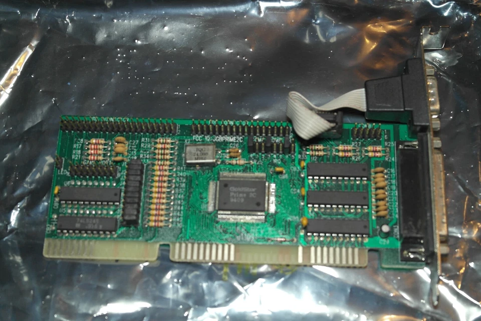 Super I/O ISA card FDD IDE serial parallel TESTED WORKING retro for 286/386/486 - Image 2 of 2