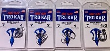 Eagle Claw TK150 Trokar Drop Shot Hook Octopus Style Black Chrome  7 Hooks