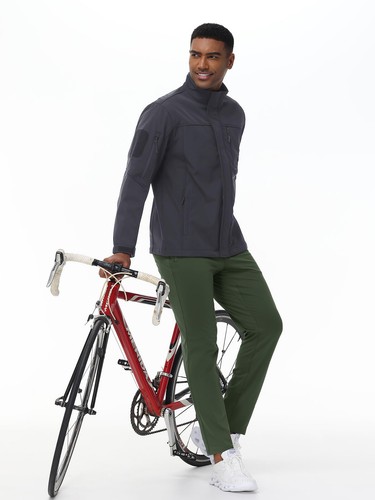 Men's Fleece Lined Jogger Sweatpants Water Resistant Winter Warm Athletic Pants - Picture 33 of 76