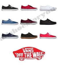 VANS CLASSIC AUTHENTIC NEW  Sizes 4 -13 Canvas  Free Fast Shipping