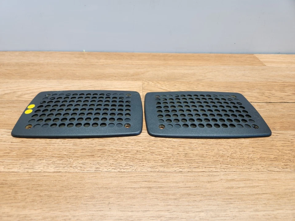 ✅ Juego de cubierta de altavoz delantero izquierdo derecho OEM BMW E28 528e 533 535 Foto 3 de 4