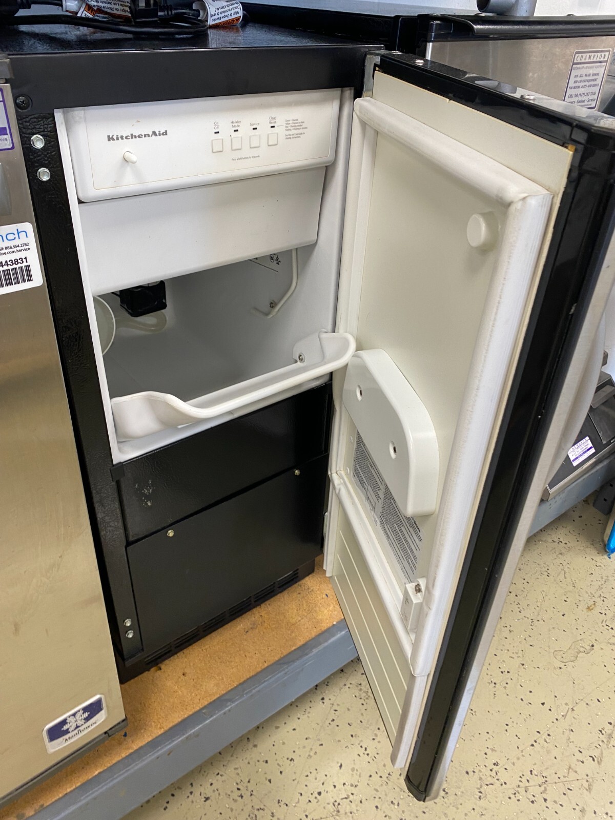 Ice Maker/ Whirlpool GI15NDXZS / Commercial Bar / Air Cooling / 115V