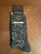 Thought Brand Blissfully Soft Bamboo Socks Virgo Pattern New