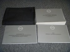 2022 Nissan Altima Sedan Owner Operator Manual Set 2.5 S SV SR SL Platinum xz