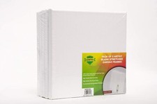 5PCS ARTIST BLANK STRETCHED CANVAS FRAMES 100% COTTON ACID FREE TRIPLE PRIMED