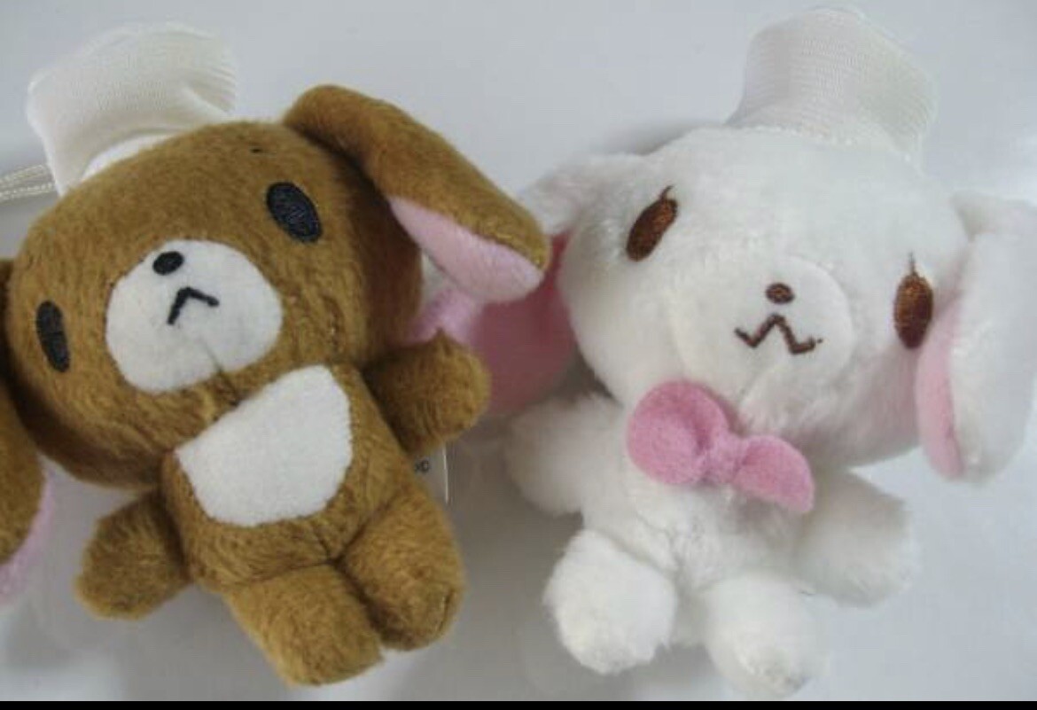 🌸Sanrio Japan 🌸Sugarbunnies Mini Plush Set of 2 Vintage