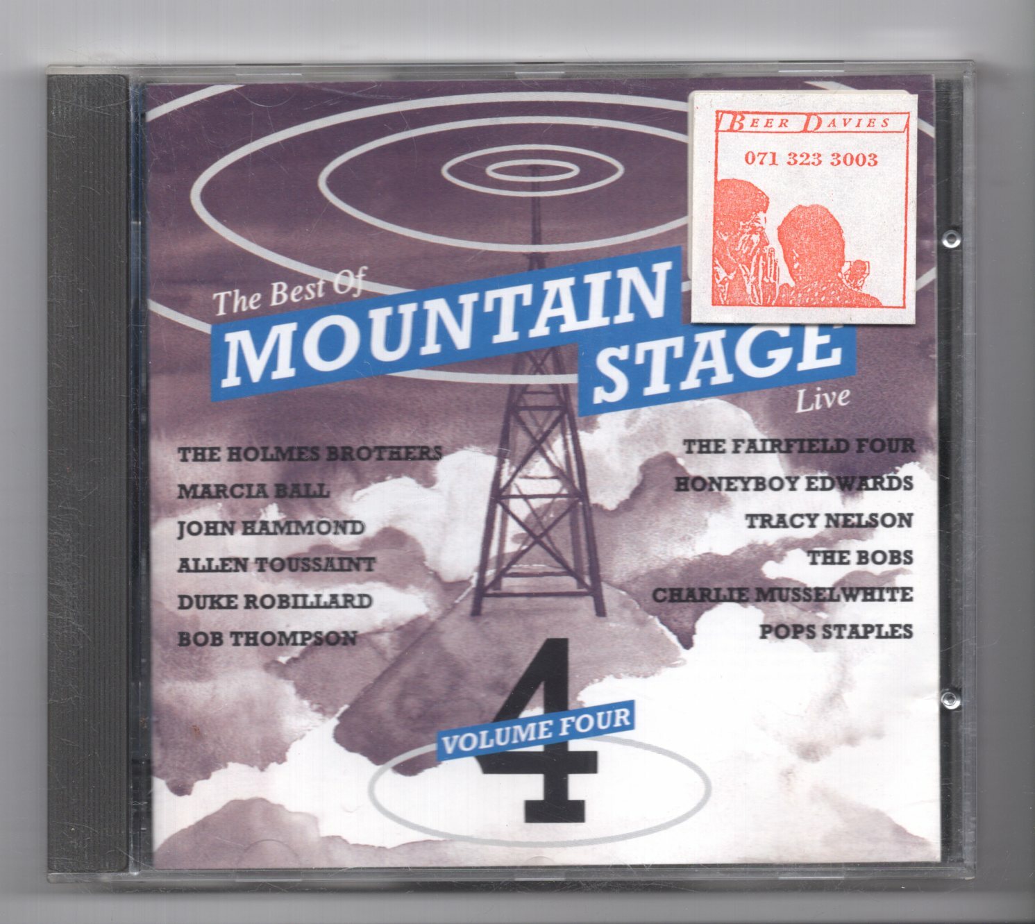 (KL600) Mountain Stage, The Best Of Vol 4 - 1993 CD