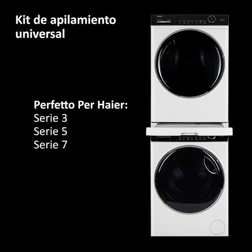 Haier Kit Impilabile Universale con Ripiano Scorrevole per Lavatrici e Asciug... - Foto 7 di 8