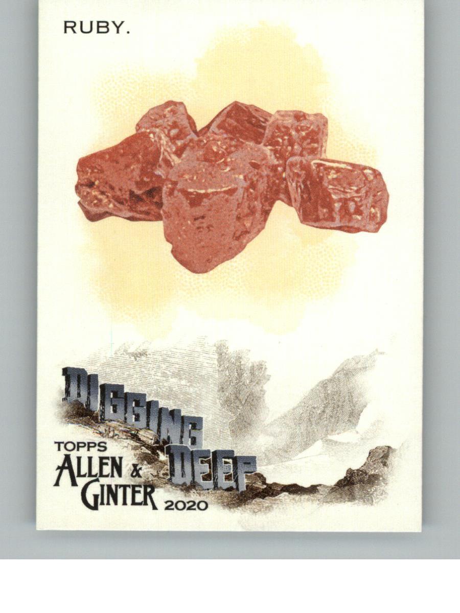 2020 Topps Allen & Ginter Ruby DD-5 Digging Deep