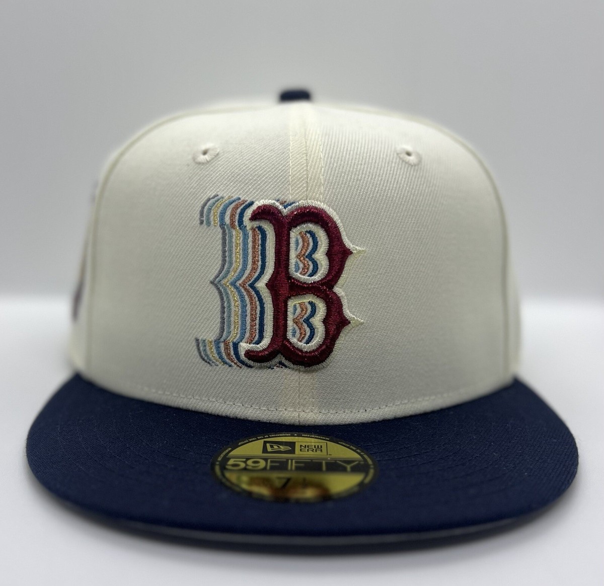 Boston Red Sox Chrome/Navy Metallic Cascading B & '99 ASG