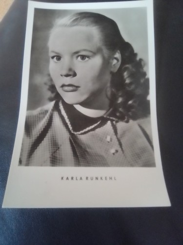 Karla Runkehl Autogrammkarte -unsigniert-