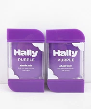 Hally Shade Stix Temporary Hair Color, PURPLE, 12 ml each, 2 ct - FREE SHIPPING