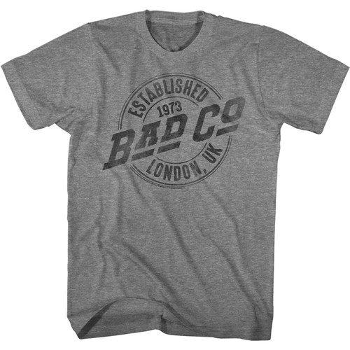Bad Company Established 1973 London UK Men's T Shirt Official Band Merch - Picture 5 of 5