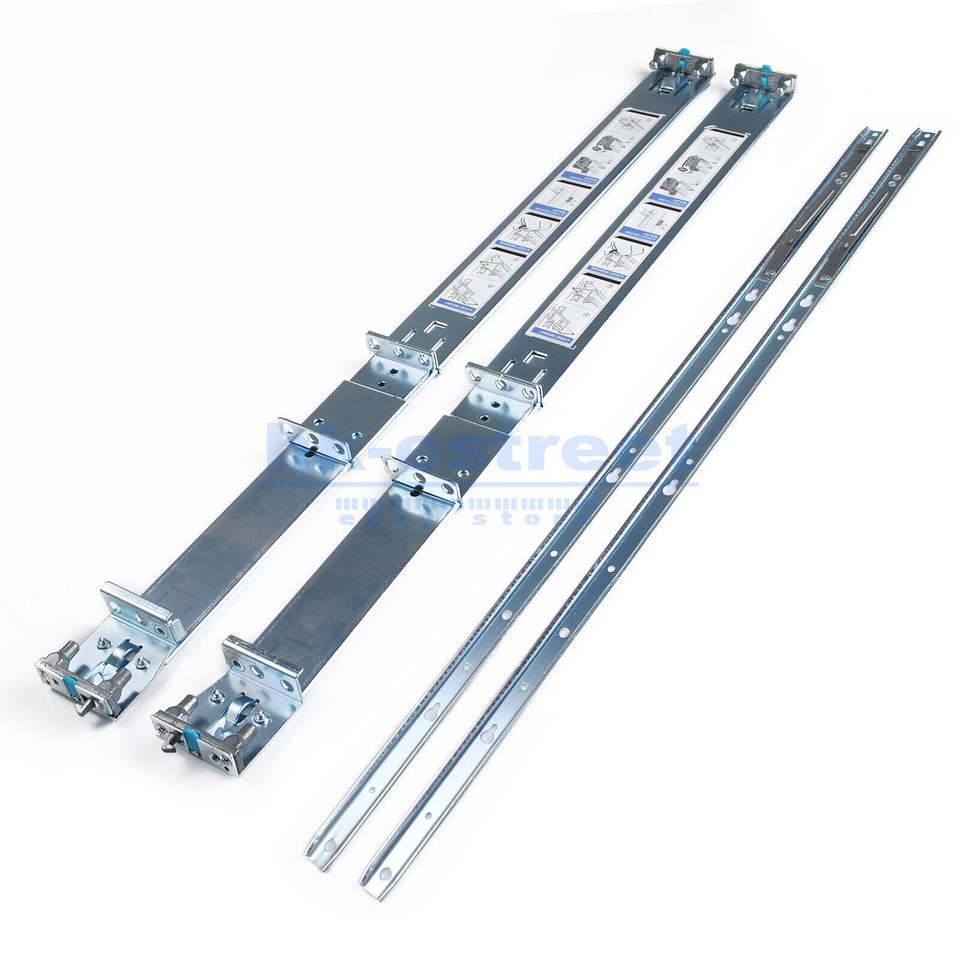 dell sliding rail kit rails b6 r740 r740xd r7415 r7425... New 1U Static Ready Rails Rail Kit for Dell PowerEdge R740 R7425 053D7M ...