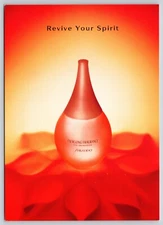 Postcard Shiseido Energizing Fragrance See Feel Touch Learn Advertising