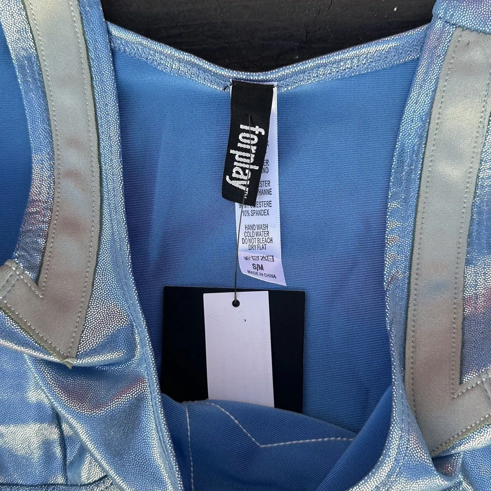 Forplay Romy High School Reunion Blue & Silver Y2K Dress Costume 551533 S/M - Image 3 of 4