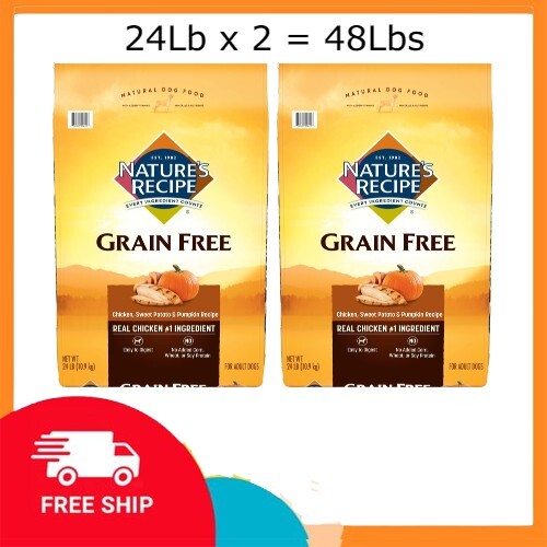 nature's recipe grain free chicken sweet potato and pumpkin