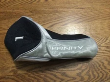 Affinity Driver Head Cover Black and Silver