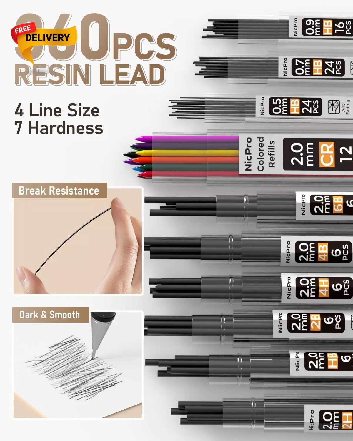 35PCS Art Mechanical Pencil Set, 3 PCS Metal Drafting Pencil 0.5 Mm & 0.7 Mm & 0