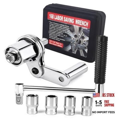 Torque Multiplier Wrench Set, Heavy Duty Labor Saving Lug Nut Remover, 1/2''