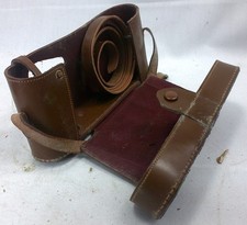 Vintage Leather Camera Case - Original Box - Excellent Condition