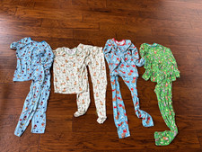 Lot x 4 Pair of Free Birdees Boy's Bamboo PJs 2 Piece Sleepwear 8Y Pajamas